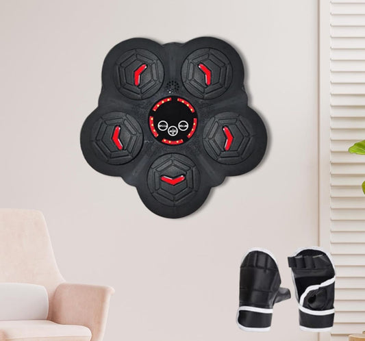 Máquina De Boxeo Musical Bluetooth Inteligente Montada En La Pared Con Altavoz - Recargable